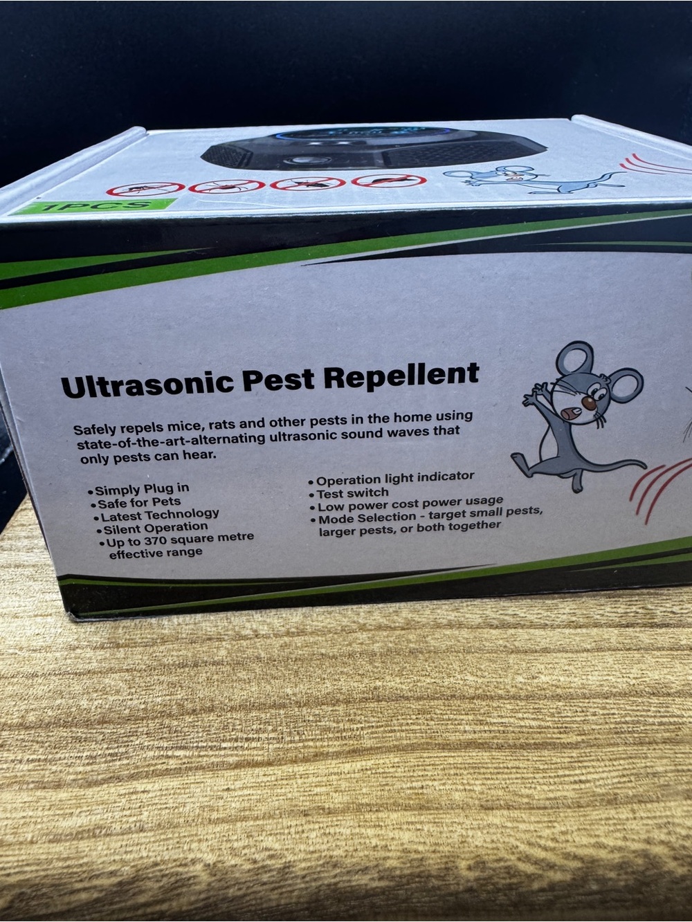 360 Ultrasonic Pest Rodent Repeller NIB